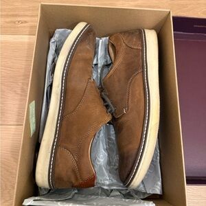 Johnston & Murphy 9.5 tan oiled lace shoe